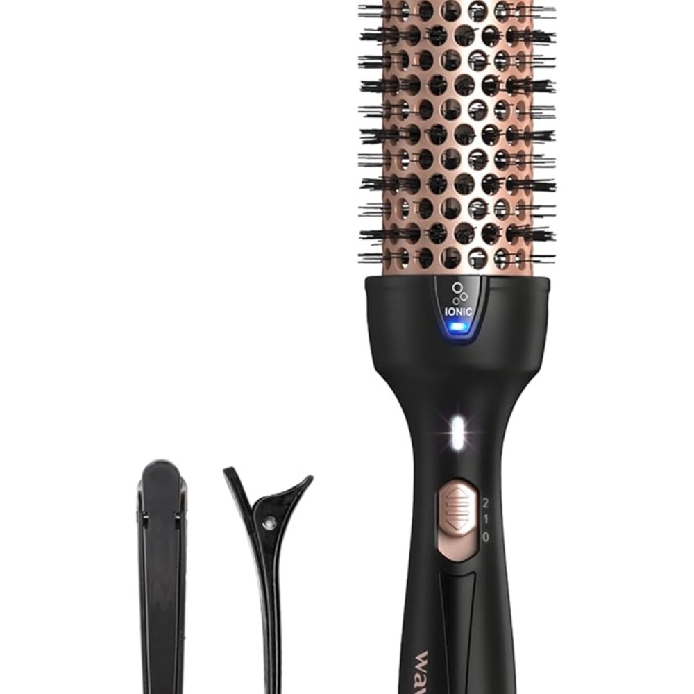 Black and Rose Gold Ionic Hair Brush